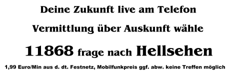 ohne 0900 Nummer