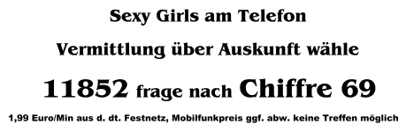 ohne 0900 Nummer